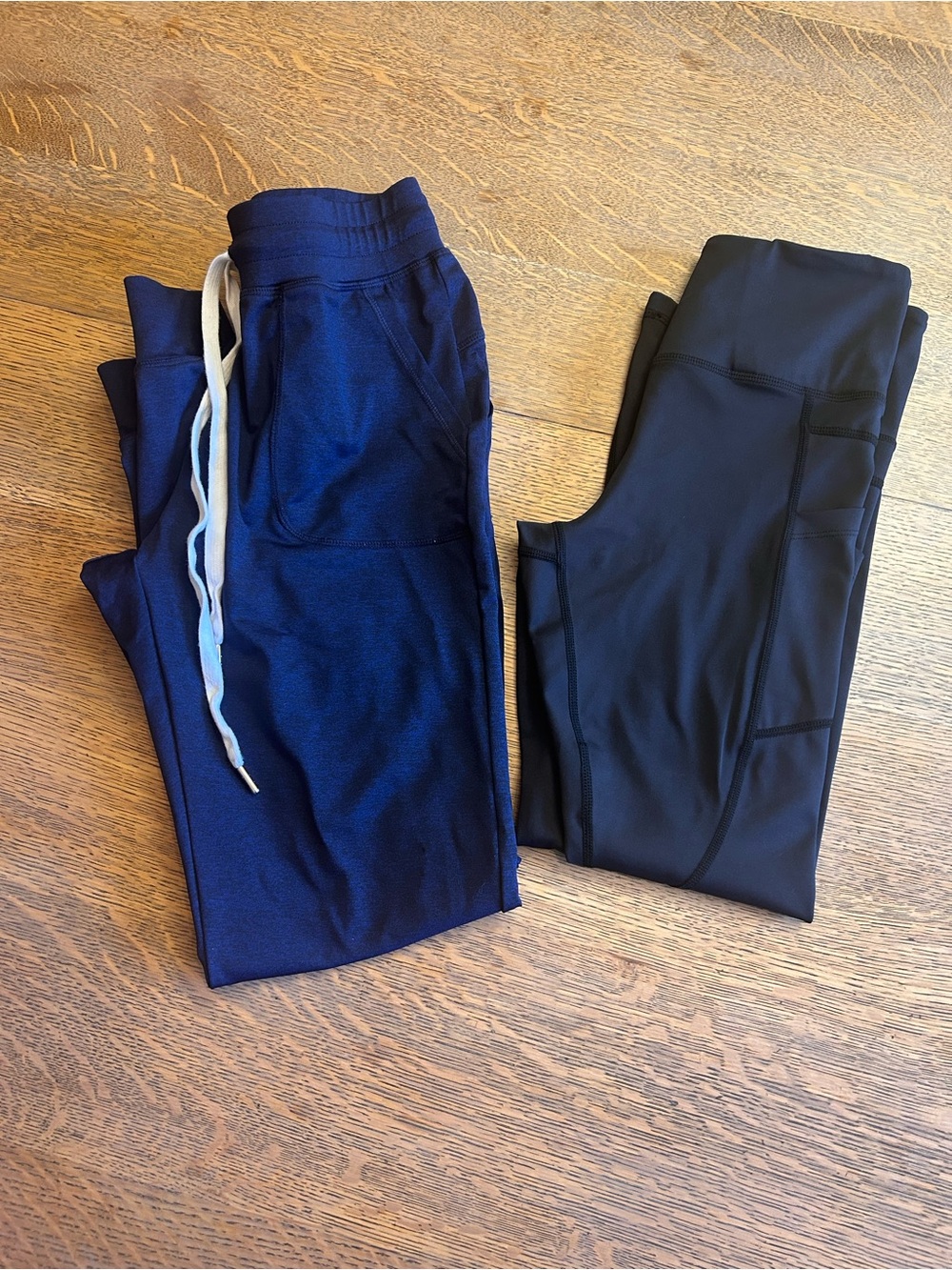 ZYIA Navy & Black Active Leggings Set size XS